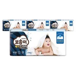 보솜이 메가드라이 팬티형 기저귀 남아용, 특대형(XL), 104매