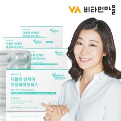 VV비타민마을 비타민마을 W(더블유) 인케어 프로바이오틱스 여성질유래유산균 30캡슐 X 4박스 (4개월분), 없음, 4개