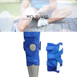 MCL 무릎보조기 무릎보호대 의료용 왼쪽 L, 1개