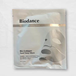 [정품] 바이오던스 바이오 콜라겐 리얼 딥 마스크(16매입) 피부 촉촉 수분 보습 미백 주름 개선 탄력 콜라겐 저자극 마스크팩 biodance, 1개, 4매입