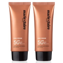 마리끌레르 선크림 SPF50+ PA++++ 썬크림 썬케어, 2개, 60ml