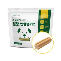 라무달리 강아지 말랑 덴탈츄러스 31p, 연어 + 생선살 혼합맛 × 2개