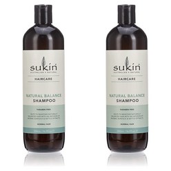 수킨 네추럴 밸런스 파라벤 프리 향좋은 샴푸 Sukin Australian Shampoo V9 500Ml 2개