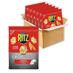 미국 리츠 크리스피 & 씬 오리지널 6개x201g RITZ Crisp and Thins Original 6ct, 6개, 201g