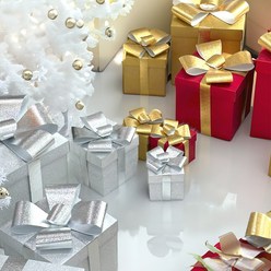 한소픈 크리스마스 선물상자 트리장식 겨울 인테리어 소품 매장DP 크리스마스 장식품 상자모형, 레드