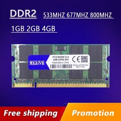 RAM 판매 ddr2 1gb 2gb 4gb 667 800 533 667mhz 800mhz pc2-5300s pc2-6400s 2g 4g sodimm sd 메모리 메모리 노트북, [06] DDR2 4GB 667mhz, 06 DDR2 4GB 667mhz