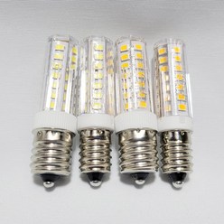 LED 미니 콘램프 E14 E17 베이스 5W G9대체 전구 KS, 주광색, 1개