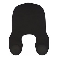 실리콘 미용실 바버샵 목 옷 오염방지 덮개 가리개, v상품선택v, v블랙v, 블랙