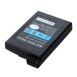 Lopbinte SONY PSP 2000/PSP 3000용 전기/검정 3.6V 1200MAH 배터리(패키지 포함), 1개
