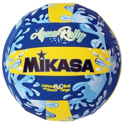 미카사 아쿠아 랠리 블루/옐로우 레크리에이션 수상 배구, Blue / yellow, Standard