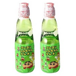 일본 라무네 짱구 신짱 사이다 멜론맛 200ml 8병 구슬사이다, 일본 라무네 신짱 사이다 멜론맛 200ml 8병