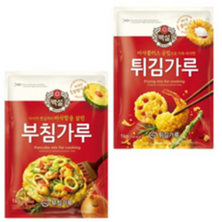 [SUNNY] 백설 부침가루+튀김가루1KG-제사음식-명절음식, 1kg, 1개