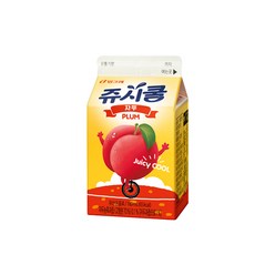빙그레 쥬시쿨 복숭아맛 자두맛 180ML 50개(맛선택), 50개
