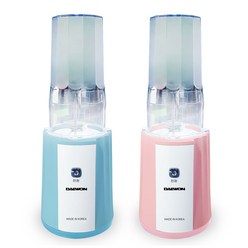 대원 믹서기 글라스텐용기 티타늄칼날 소형 미니 가정용 주스 이유식 블랜더 DWM-H270, 핑크