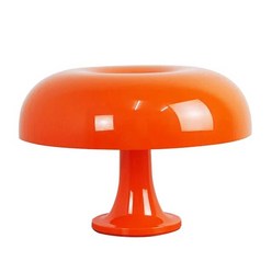 세타고 버섯 조명 현대 이탈리아 디자이너 테이블 램프 호텔 서재 인테리어 장식 전구 미니멀리스트 책상, 3.Orange UK Plug