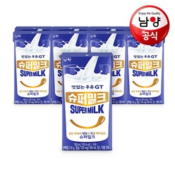 맛있는 우유 GT 슈퍼밀크 멸균우유, 190ml, 9개