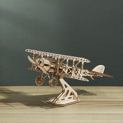 3D 입체퍼즐 비행기 나무퍼즐 DIY 퍼즐, 단품, 단품