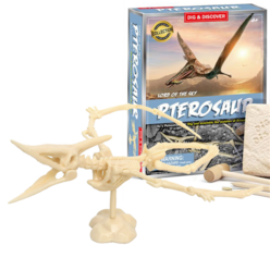 [오꿈] 공룡화석발굴 놀이 키트 뼈발굴 장난감, A 10 프테로사우루스 D7148, 1
