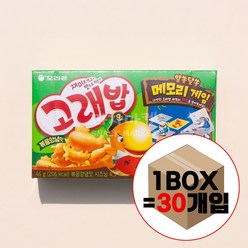 오리온 과자마켓 1000 고래밥 1박스 (46gx30개) / 스낵