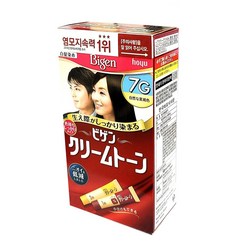 동아) 비겐 크림톤 40g 염색약 7호 (자연 흑갈색), 1개