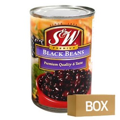 SW 블랙빈 콩 검은콩 통조림 캔 대용량 12캔 1박스