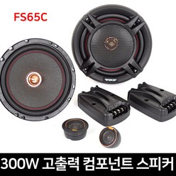 티텍 파워 미드베이스 2WAY 컴포넌트 패시브 차량용 스피커 300W 165mm, FS65C