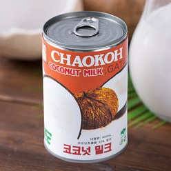태국 코코넛밀크 400ml 19프로 음료 베이스 캔 커피 음료 디저트 카페 재료