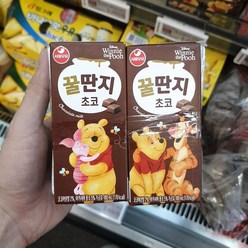 서울우유 초코 꿀딴지 180ml x 4입, 아이스박스 포장
