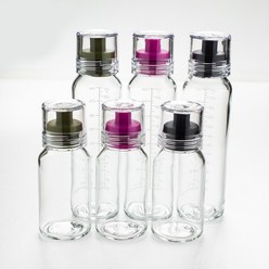 네오플램 신형 오일병/드래싱병 120ml/240ml (눈금 有), 240ml, 핑크, 1개