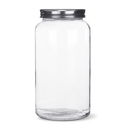 유리병 잼병 메탈글라스자 800ml, 1개