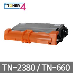 부라더 고품질토너사용 대용량 재생토너 TN-2380 HL-2320 HL-2360 HL2365, MFC-L2700D 검정, 1개