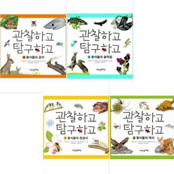 관찰하고 탐구하고 1~4 [전4권] : 동식물의 움직임/동식물의 감각/동식물의 먹이/동식물의 한살이