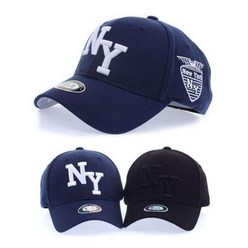 뉴욕 야구 모자 베이스 자수 볼캡 패션 2컬러