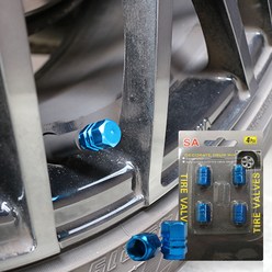 니녹 타이어 밸브캡 블루 4개1SET, 4개입