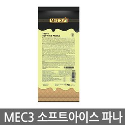 MEC3 소프트 파나 PANNA 아이스크림 파우더 1KG, 1개