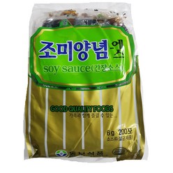 조은상사 조미양념 6g 200개 1봉 동보식품 만두간장 일회용간장, 1.2kg