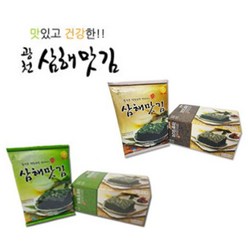 복희몰 광천김 삼해맛김 (재래전장+파래전장) 짜지않은김 고소한김, 2박스