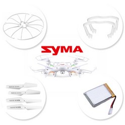 [시마]SYMA X5C X5SW X5SC 드론 부품, 33.(X5C)배터리720mah4개+충전기6in1