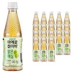 미에로화이바 맑은매실 저당설계 식이섬유 국내산 주스, 24개, 350ml