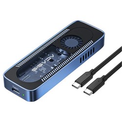아카시스 USB Tybe-C M.2 NVMe SSD 케이스, EC-6608Air, 1개