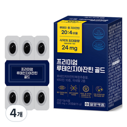 일양약품 프리미엄 루테인지아잔틴 골드, 4개, 15g