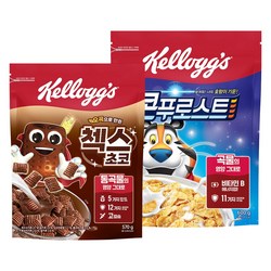 농심켈로그 오곡 첵스초코 570g +콘푸로스트 600g, 1.17kg, 1세트