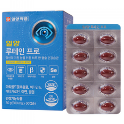 일양약품 일양 루테인 프로 500mg 60캡슐 2개월분