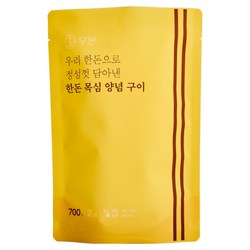 우본 한돈 양념 돼지갈비 수제 왕구이 밀키트, 700g, 1개