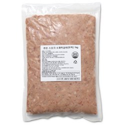 [맛난꼬꼬] 한돈 수제 (떡갈비.스테이크.너비아니) 반죽용, 3개, 1kg