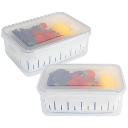 나누담 채반 밀폐용기 4L 2개 세트, 가성비 최고 주방 필수 아이템
