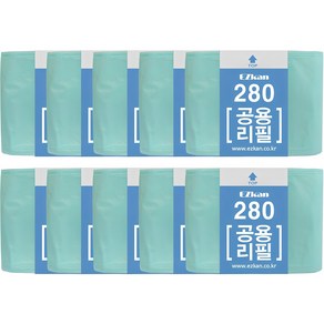 이지캔 매직 공용 리필 280 기저귀쓰레기봉투, 10개, 27L