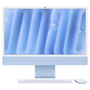 Apple 2024 아이맥 24 M4, 블루, M4 10코어, 10코어 GPU, 24GB, 1TB