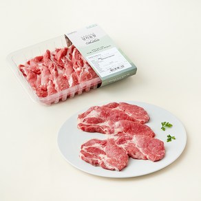 성지농장 동물복지 한돈 목심 구이용 (냉장), 400g, 1개