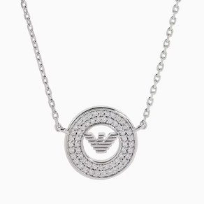 엠포리오아르마니 키 베이직 펜던트 실버 목걸이 EG3585040